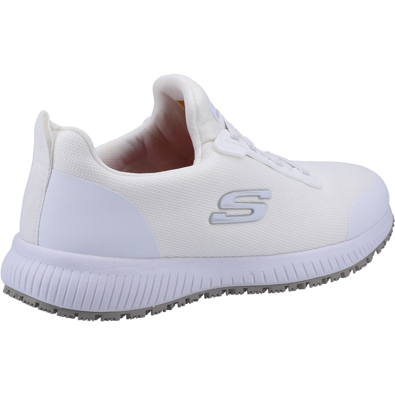 Skechers Workwear Squad SR Textile Damen Weiße Sicherheitssneaker