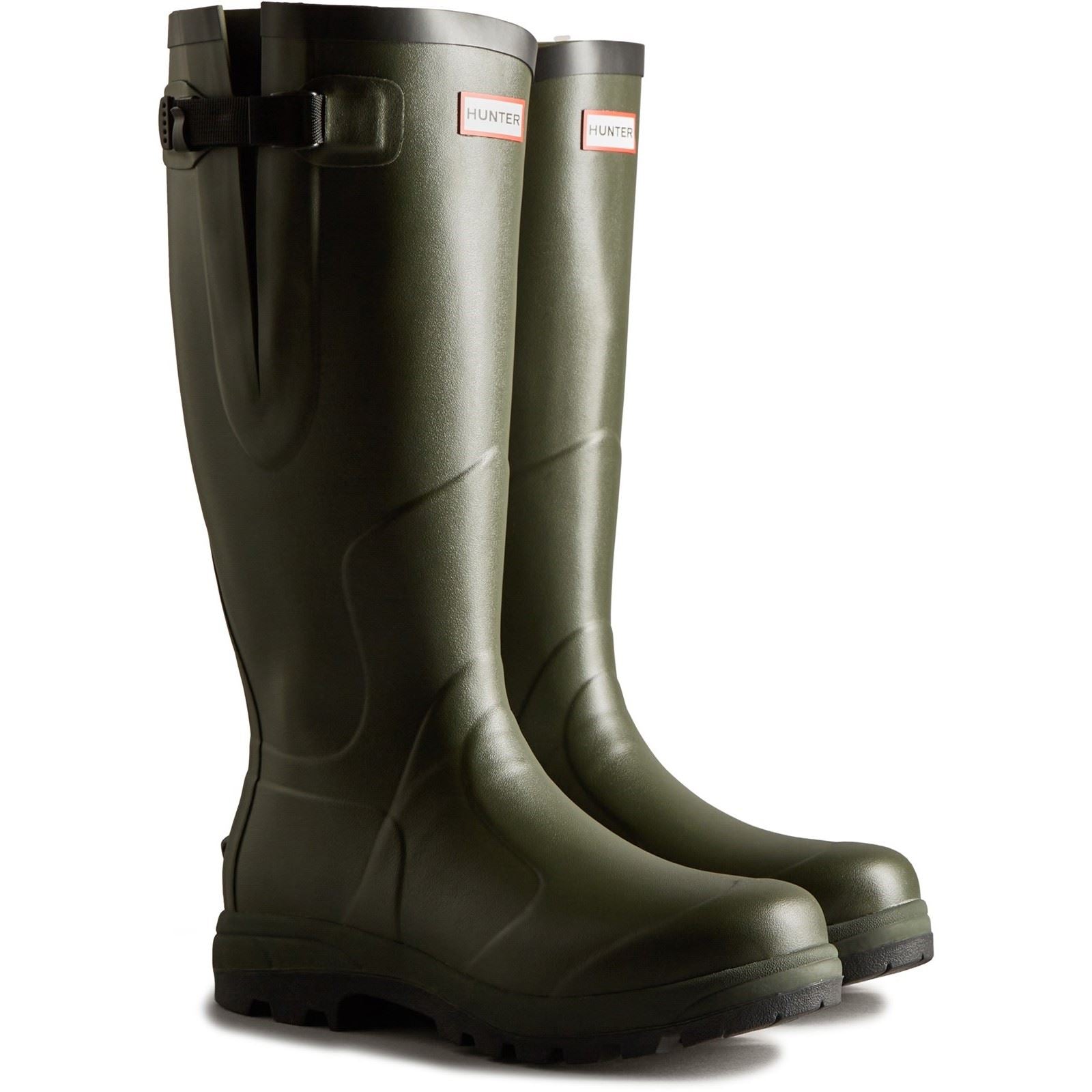 Hunter Balmoral Adjustable Classic Gummistiefel In Dunkeloliv