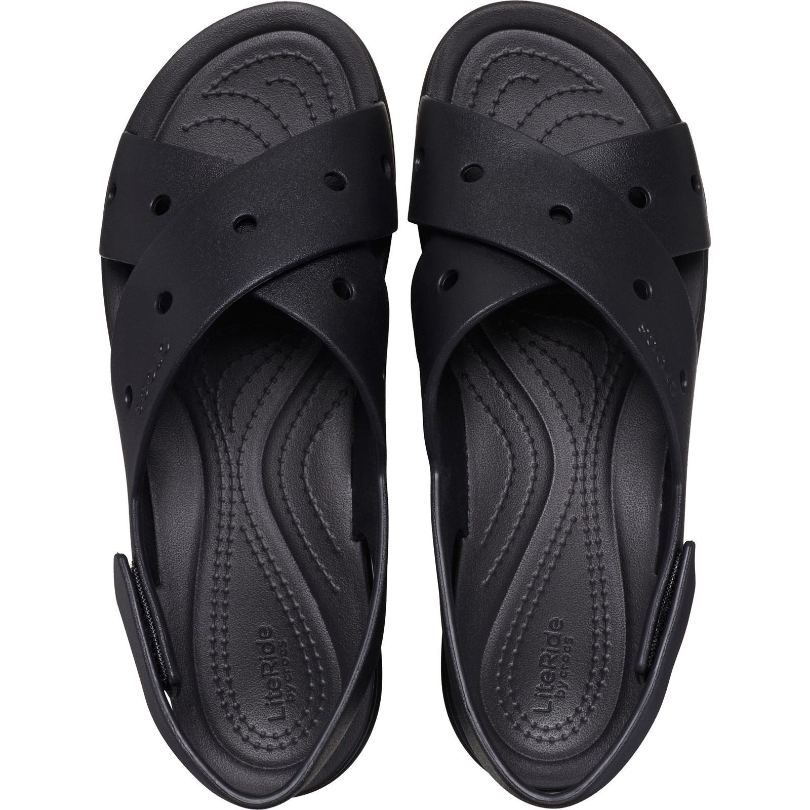 Crocs Brooklyn 4U Eva Damen Schwarze Sandalen