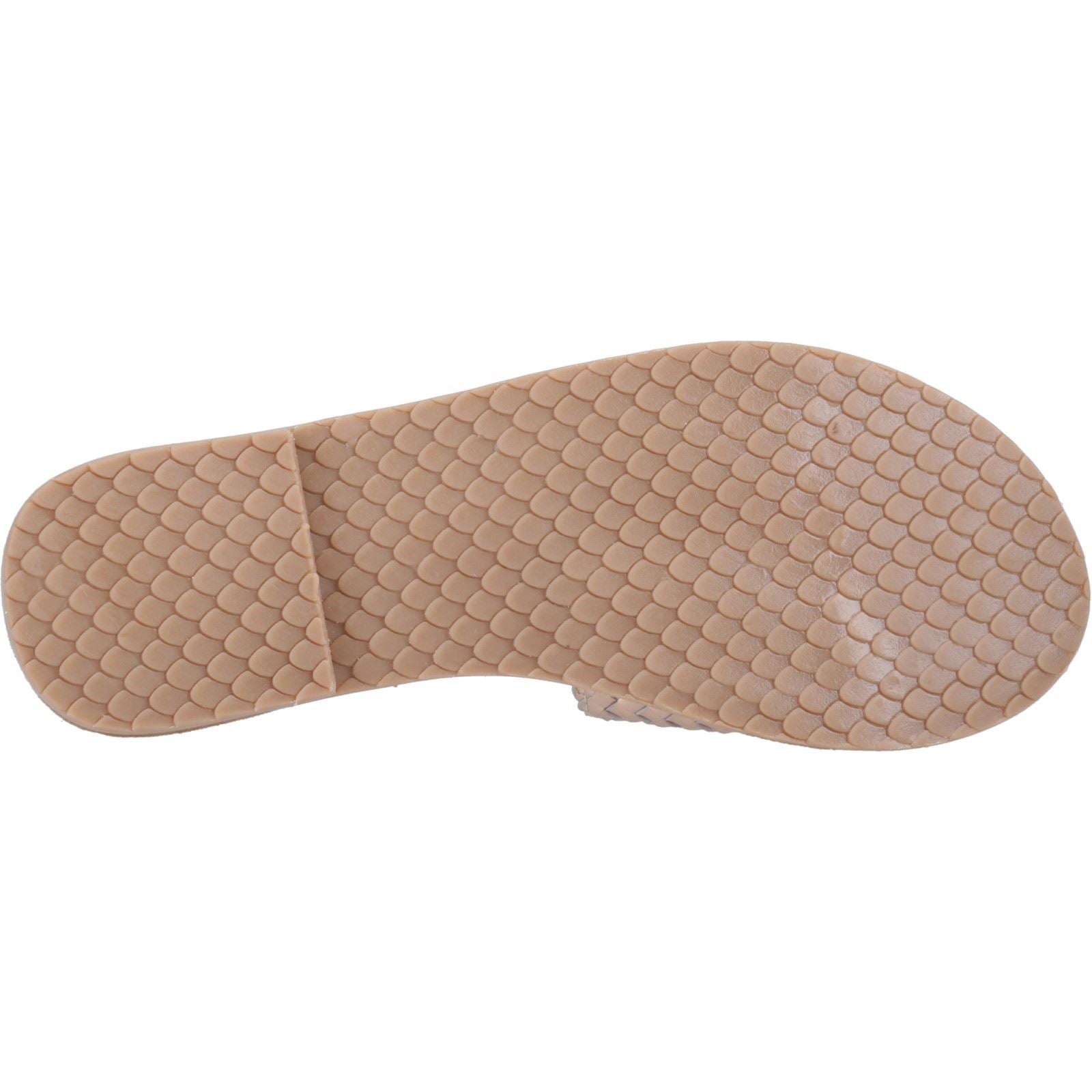 Hush Puppies Hetty Slide Damen Bronze Sandalen Aus Leder
