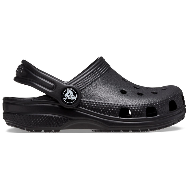 Crocs Toddler Classic Croslite Gummi Schwarz Slipper