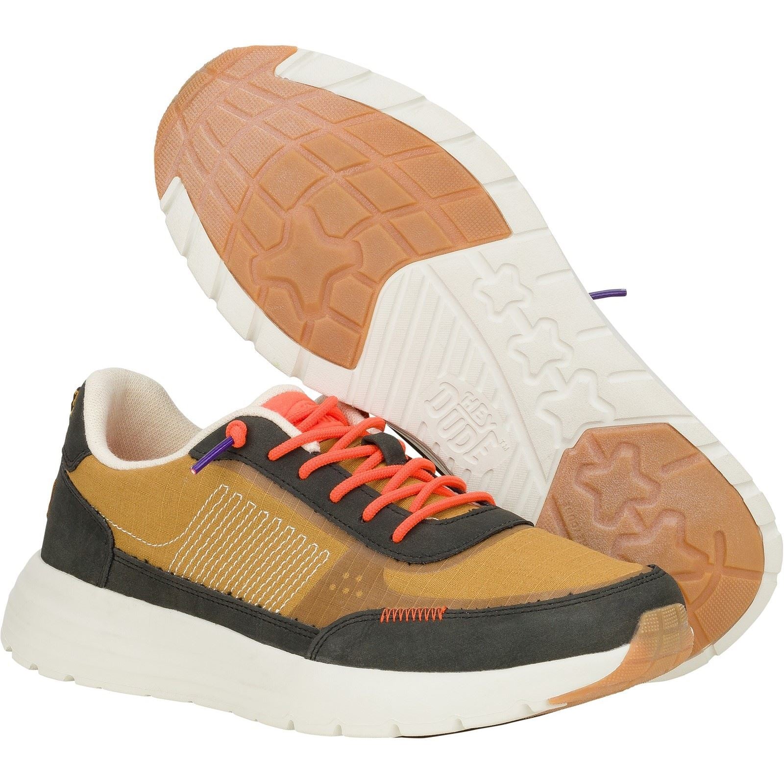 HEYDUDE Sirocco Alta Hype Nylon Herren Walnuss Sneaker