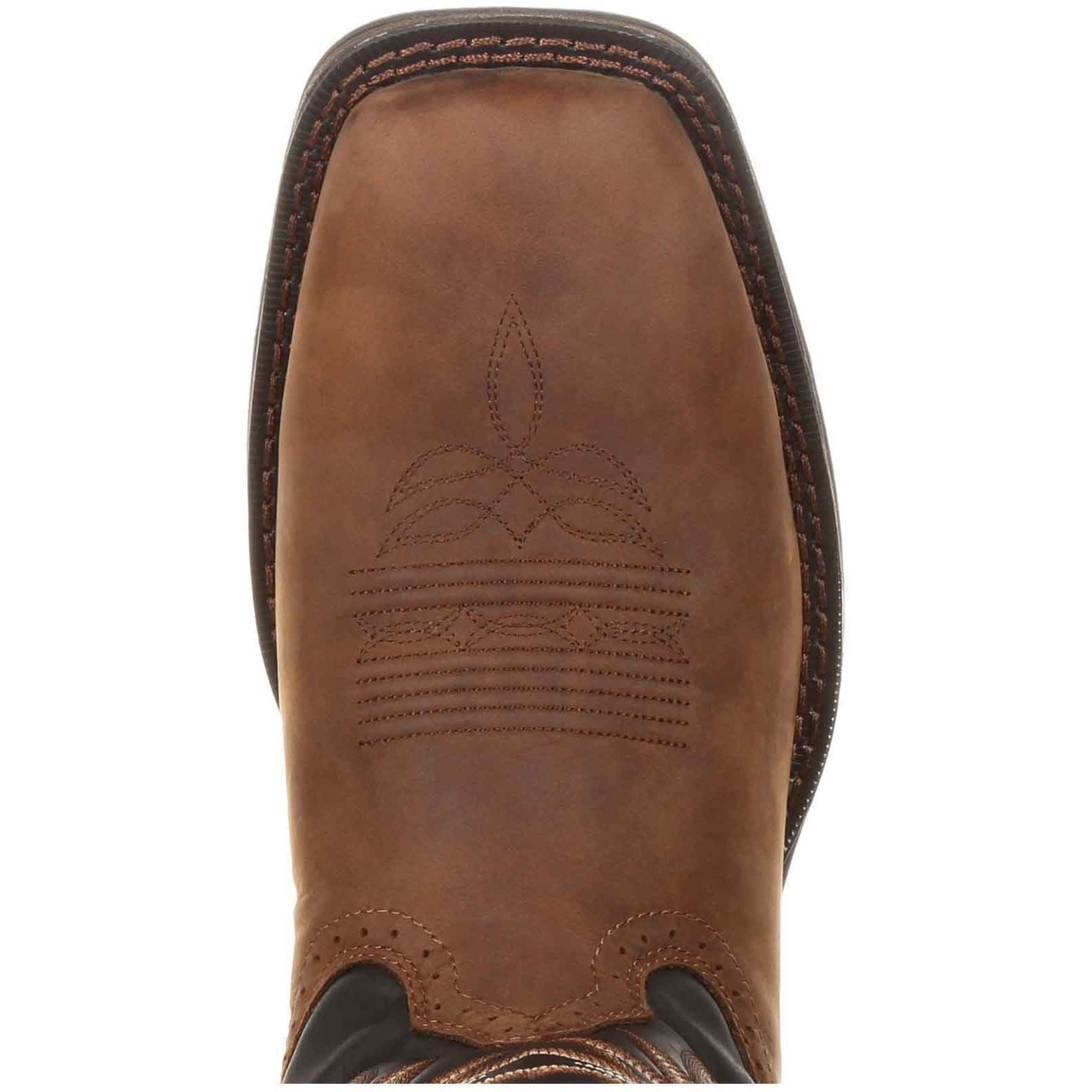 Durango Rebel Herren Stiefel Aus Leder In Schokoladenbraun/Mitternachtsblau