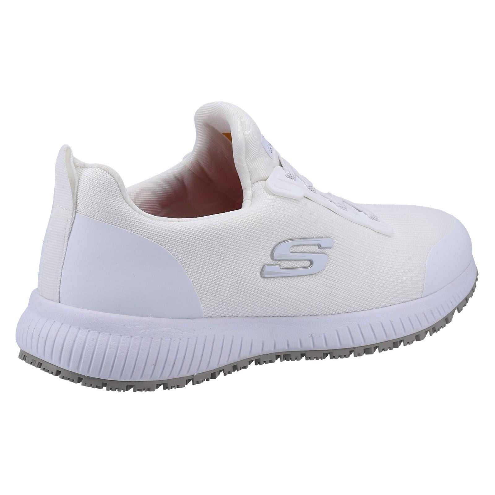 Skechers Workwear Squad SR Textile Damen Weiße Sicherheitssneaker