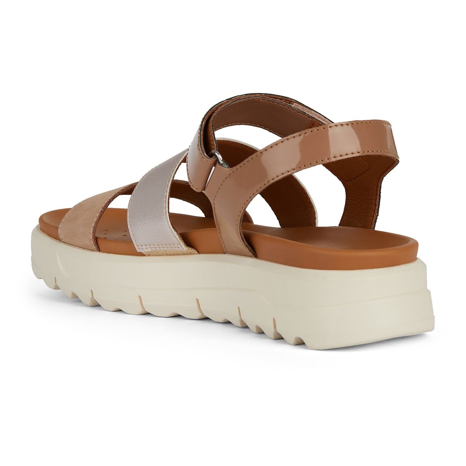 Geox D Xand 2.1S B Damen Nude Sandalen
