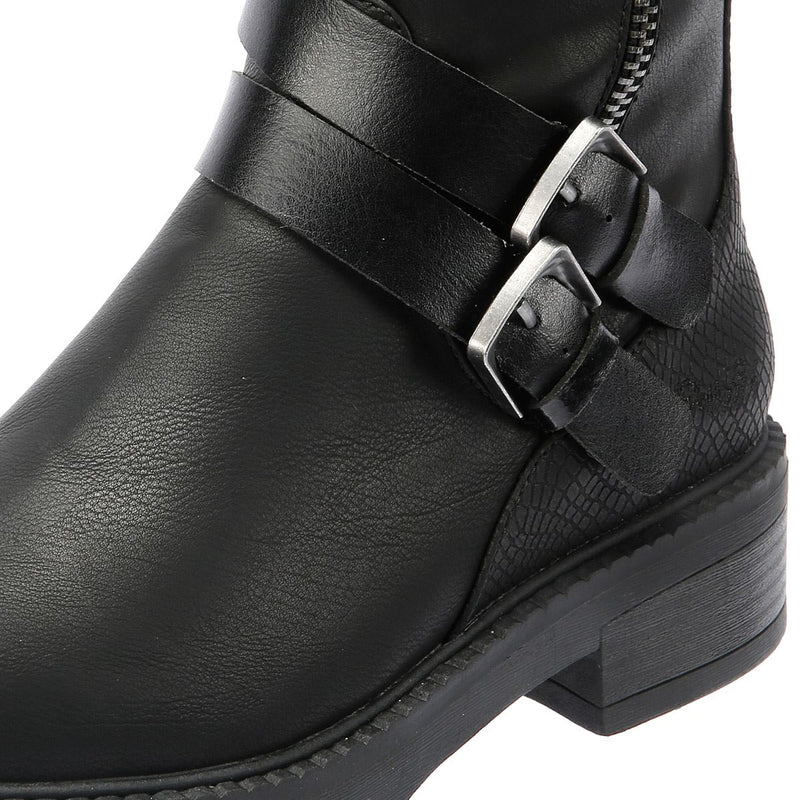 Blowfish Malibu Virtue 2 Damen Schwarzstiefel Aus Kunstleder