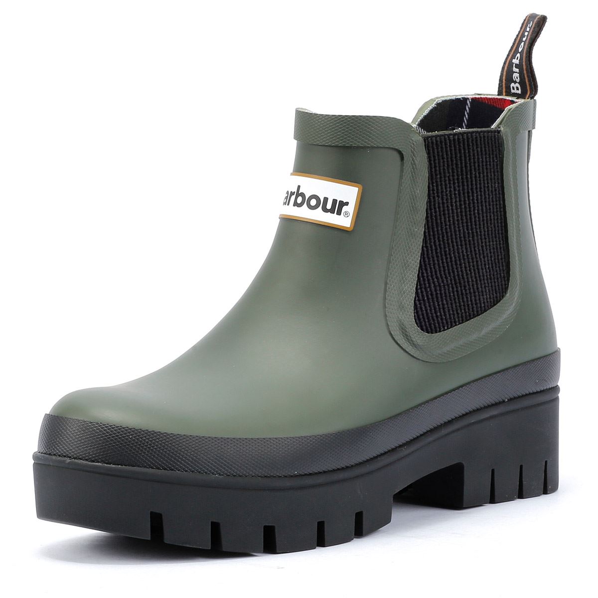 Barbour Halton Damen Gummistiefel In Grün