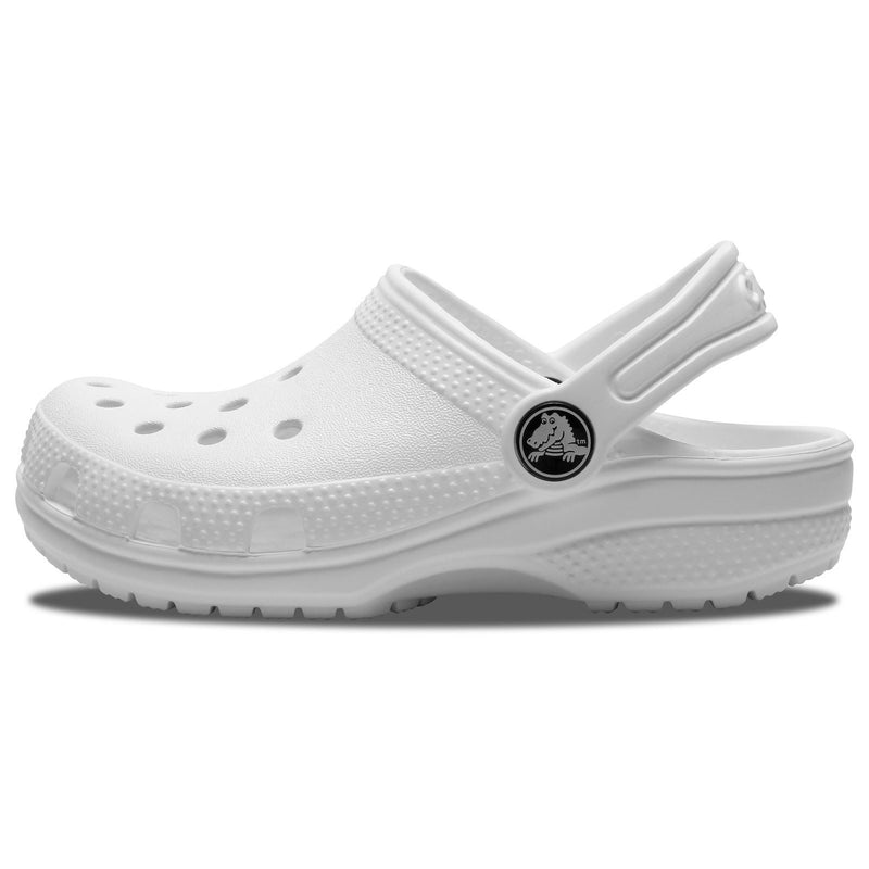 Crocs Kids' Classic Clog Thermoplastische Weiße Loafer