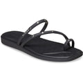 Crocs Miami Studded Toe Loop Thermoplastische Damen Schwarze Sandalen