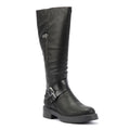 Blowfish Malibu Virtue 2 Damen Schwarzstiefel Aus Kunstleder