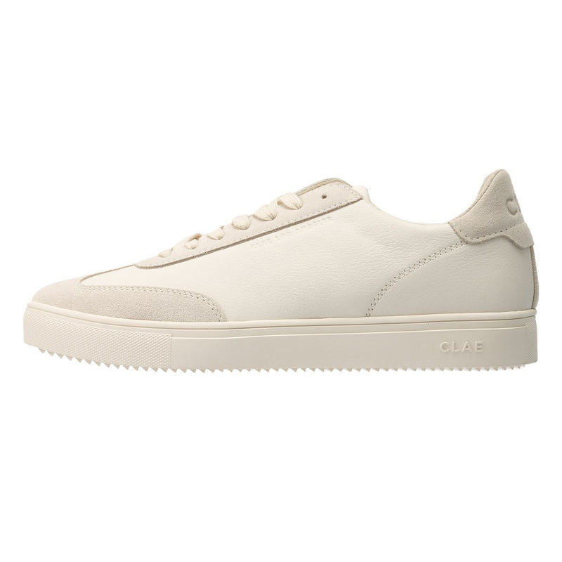 Clae Deane Leder Herren Weiße Sneakers