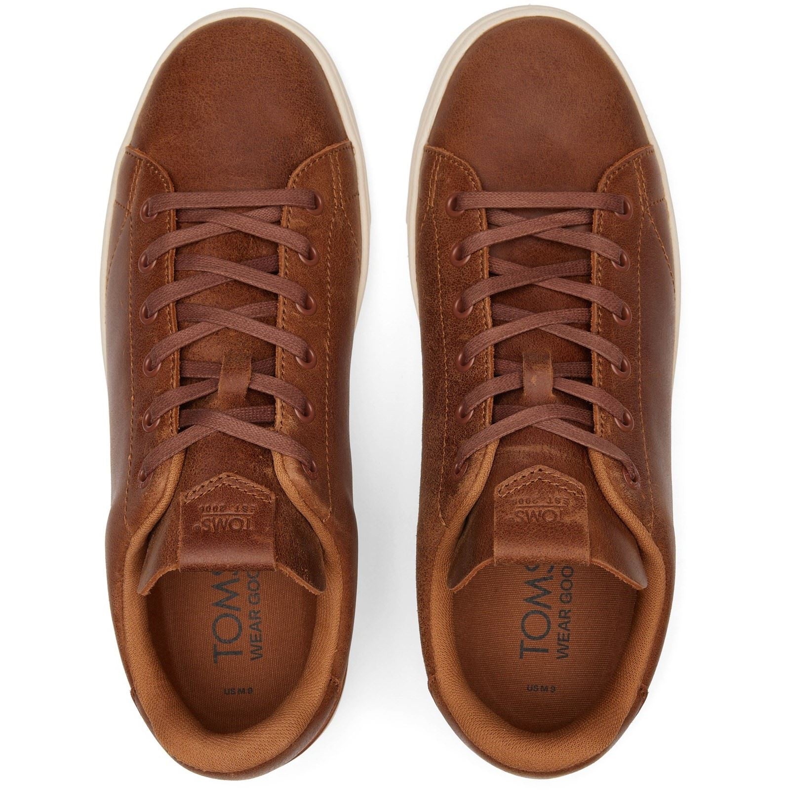 TOMS TRVL Lite 2.0 Leder Herren Turnschuhe In Bräune