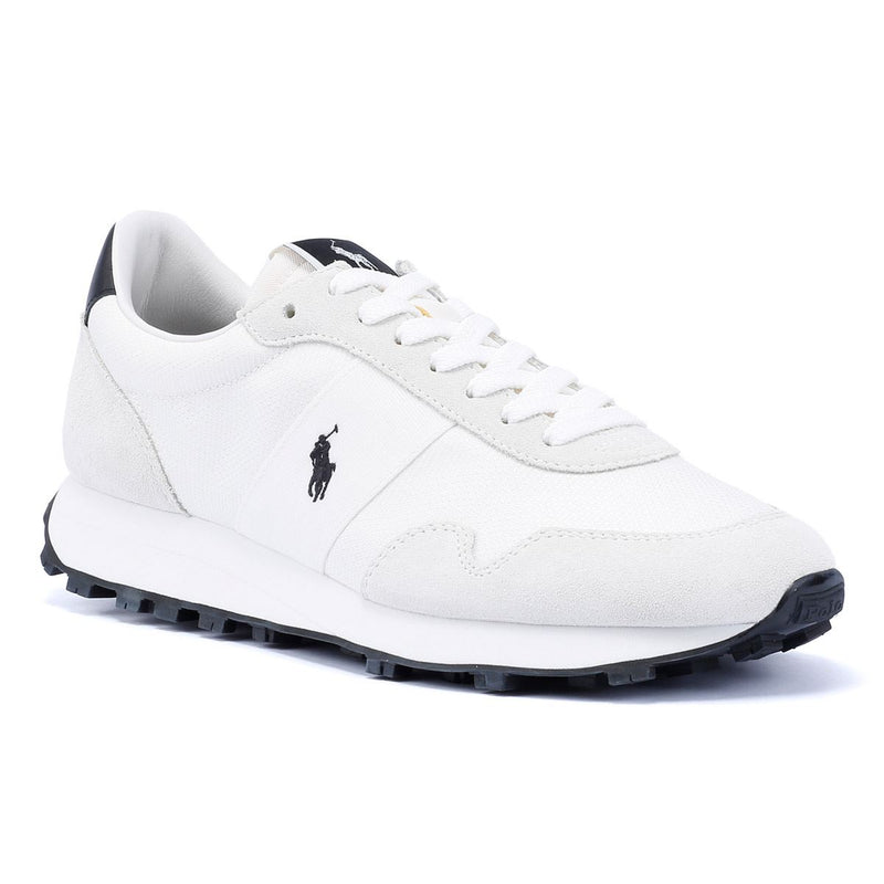 Ralph Lauren Trail 125 Weiße Ledersneaker Für Herren