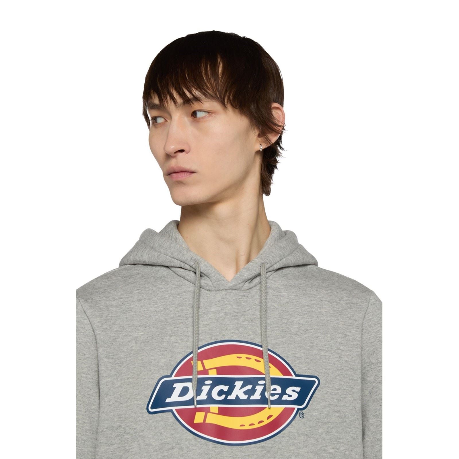 Dickies Icon Logo Hoodie Unisex Erwachsene Graues Kapuzensweatshirt