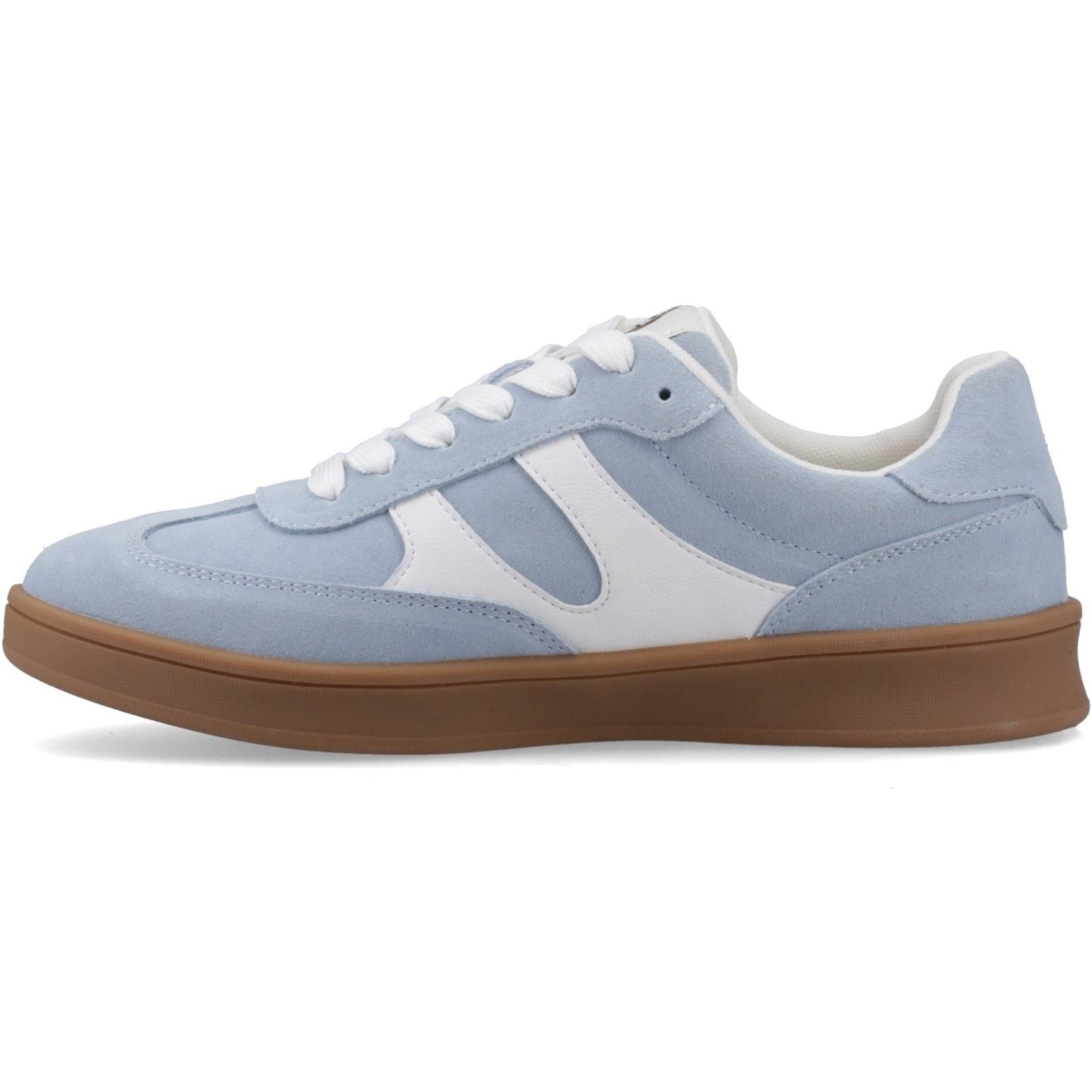 Hush Puppies Maura Wildleder Damen Blaue Sneaker
