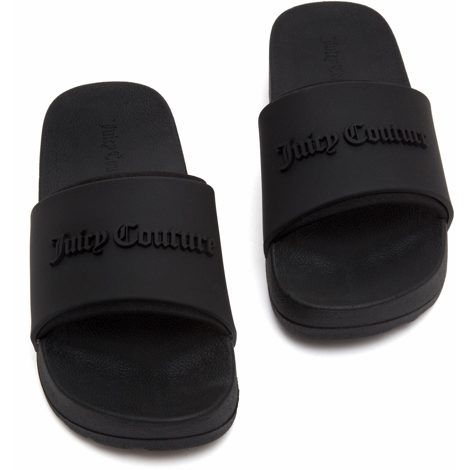 Juicy Couture BREANNA Damen Schwarz-Gummisandalen