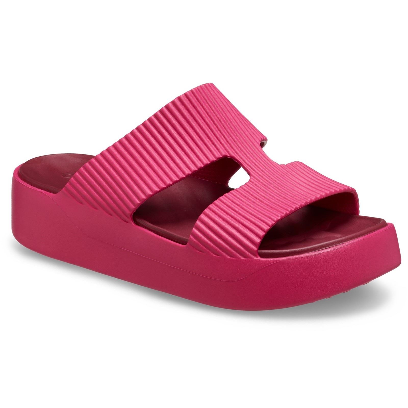 Crocs Getaway Platform Thermoplastische Damen Sandalen In Drachenfruchtfarbe