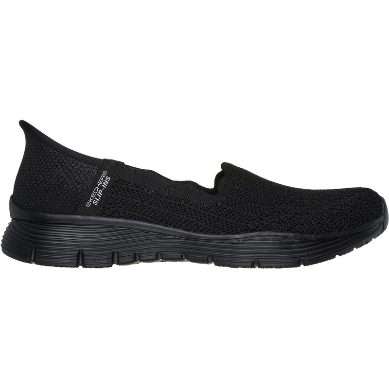 Skechers Seager Believe It Damen Sneaker In Schwarz Aus Textil