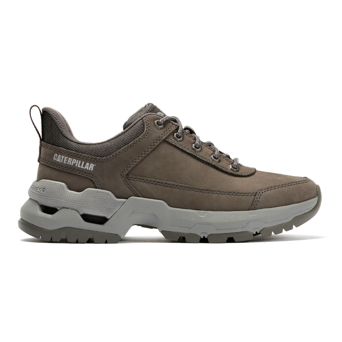 Caterpillar Surge Hiker Lo Waxy Nubuck Herren Graue Schnürschuhe