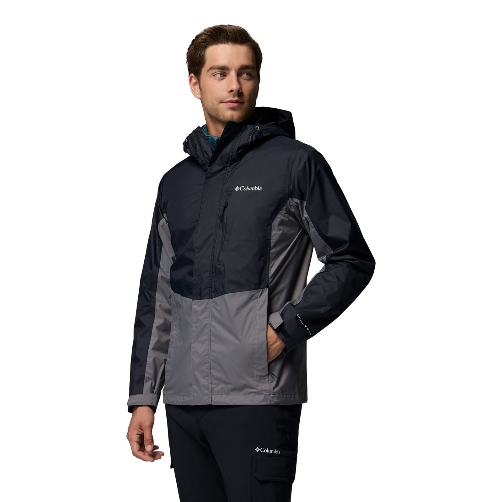 Columbia Pouring Adventure III Jacket Herren Schwarze Farbe Regenjacke