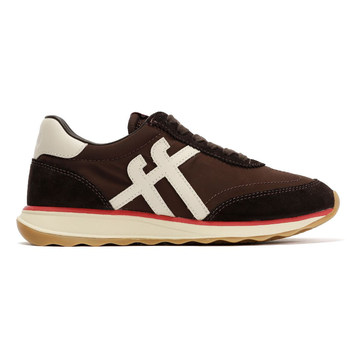 FitFlop Retro-Q FF Nylon Damen Braune Sneaker