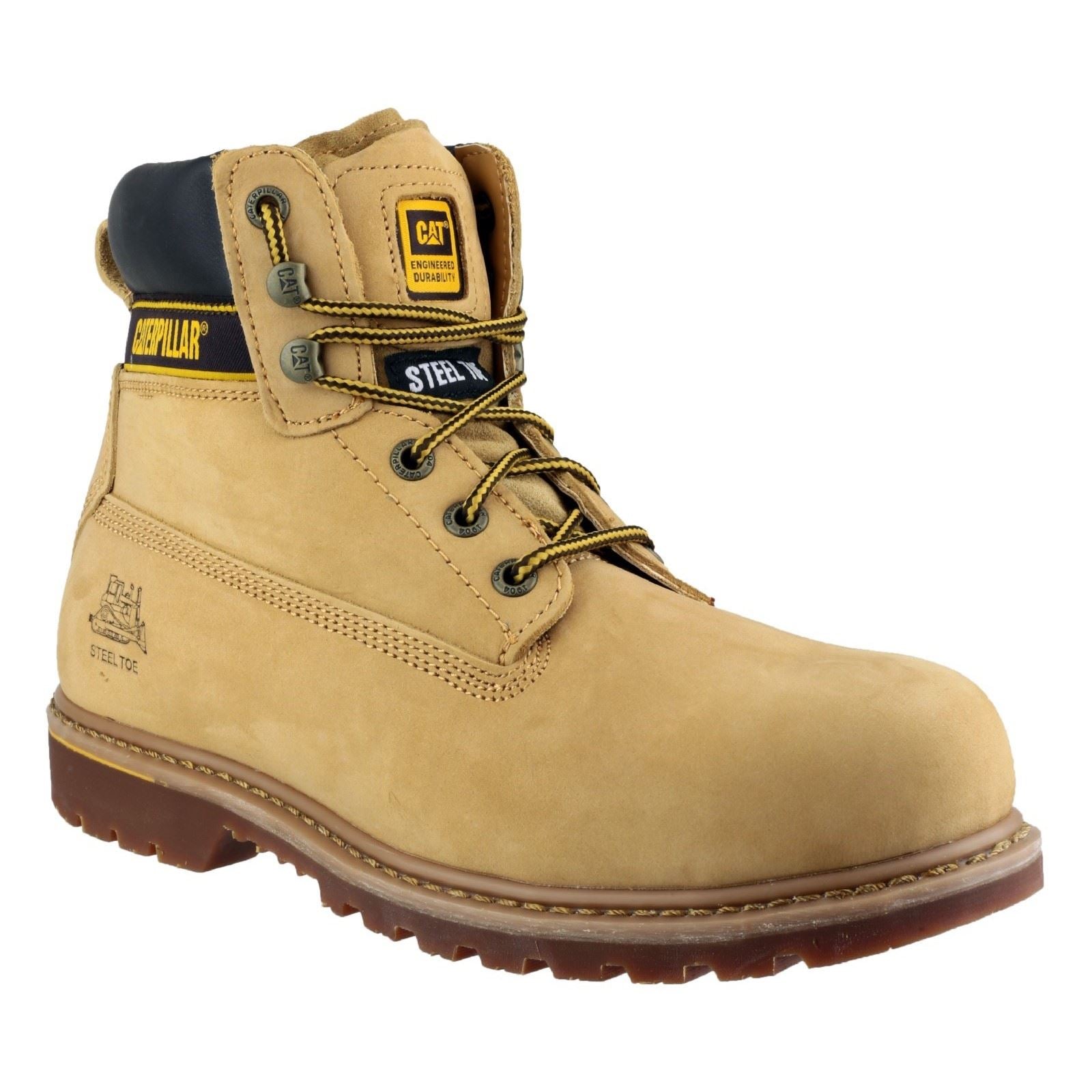 Caterpillar Holton  S3 Leder Honey Sicherheitsschuhe
