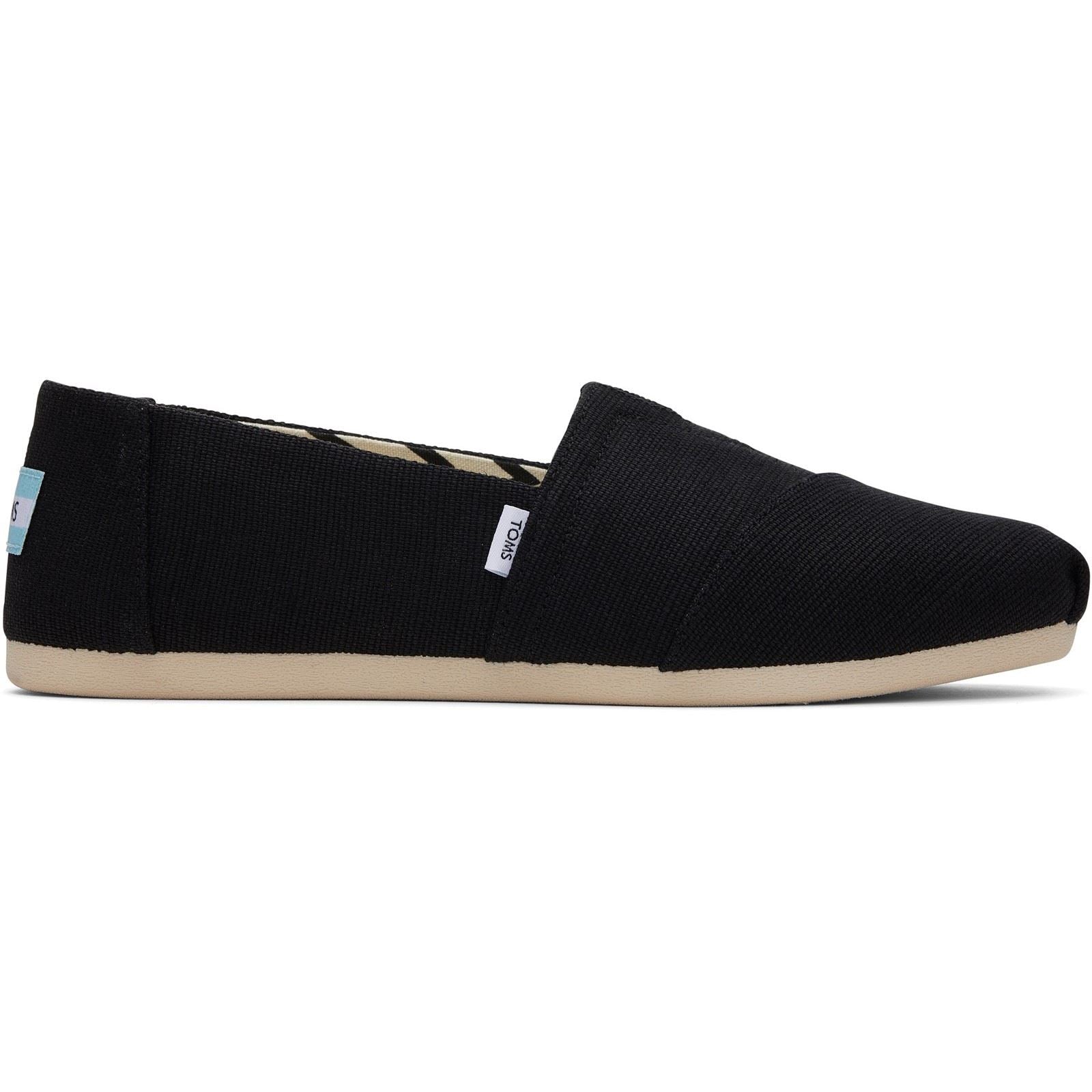 TOMS Alpargata Classic Baumwolle Damen Schwarze Farbe Espadrilles