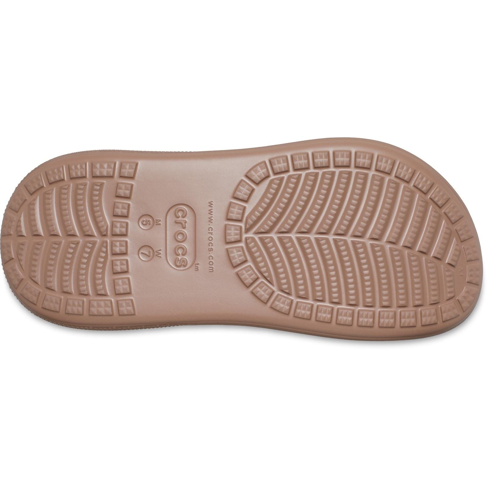 Crocs Classic Crush Eva Damen-Latte-Clogs