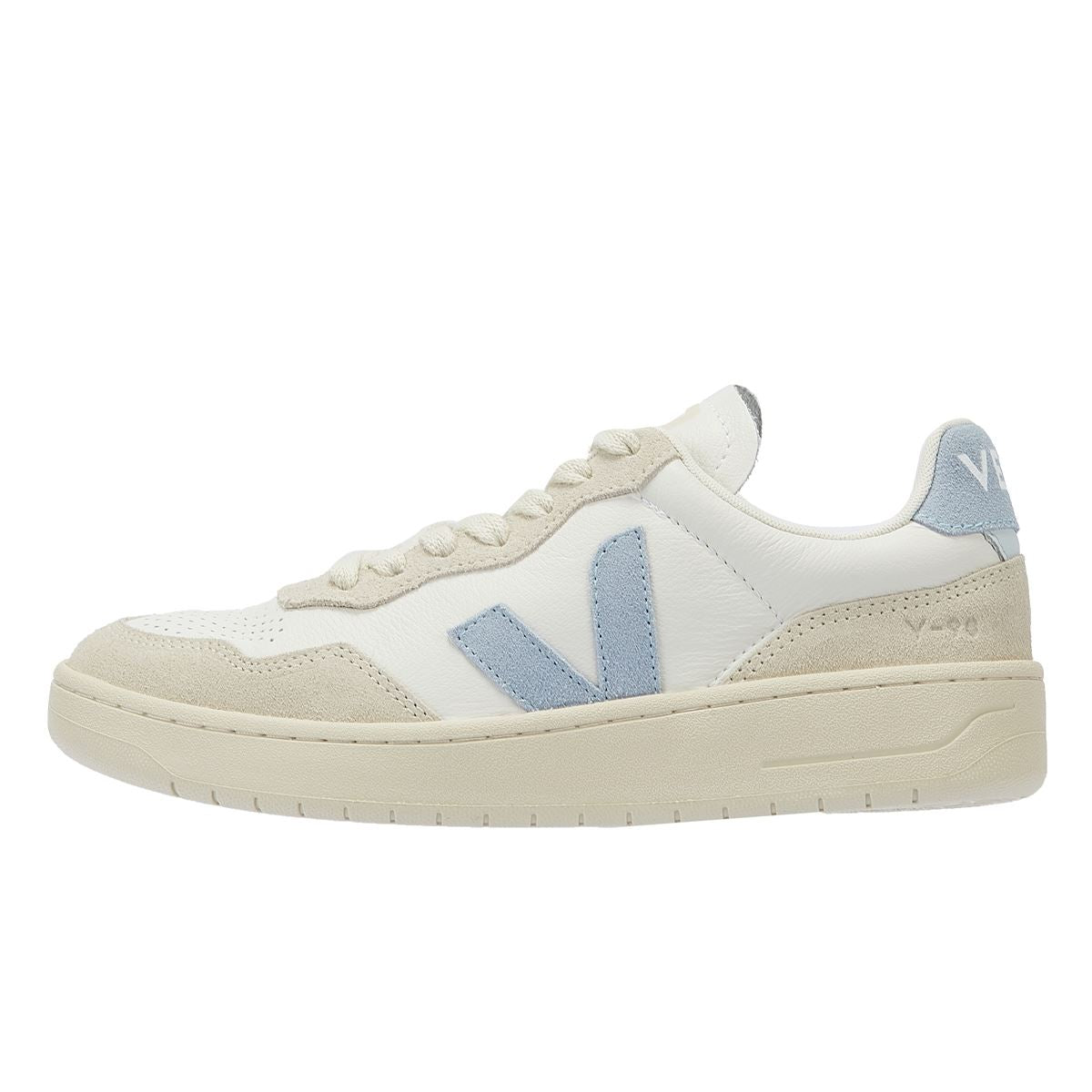 Veja V-90 Damen Extra Weiß/Stahl Sneakers