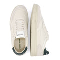 Pompeii Elan Leather Ecru Jasper Weiße Ledersneaker Für Herren