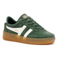 Gola Grandslam Damen Sneakers Aus Wildleder In Grün