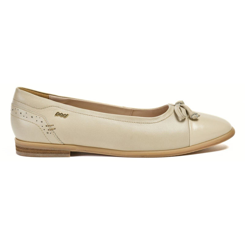 Pod Priya Damen Ballerinas Aus Leder In Taupe