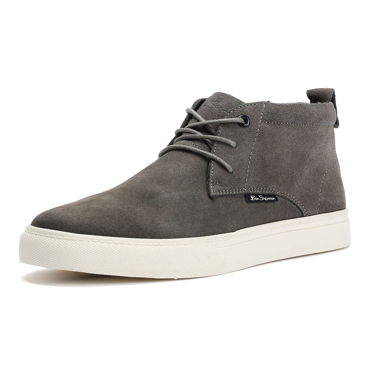 Ben Sherman Parkway Wildleder Herren Stiefel In Grau