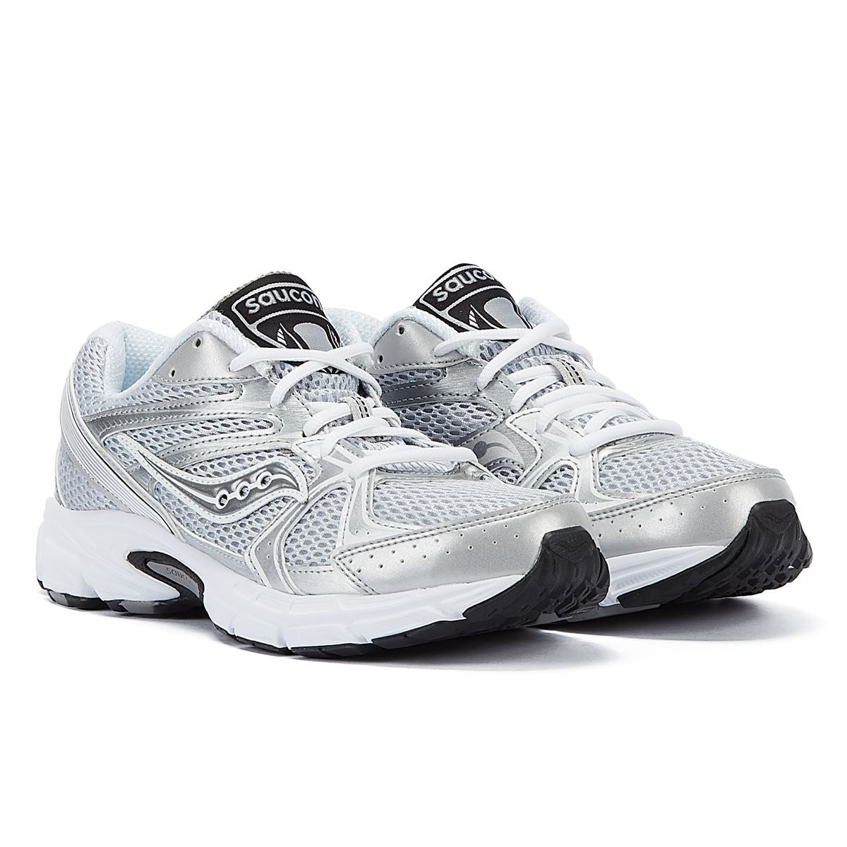 Saucony Ride Millenium Silberne Turnschuhe