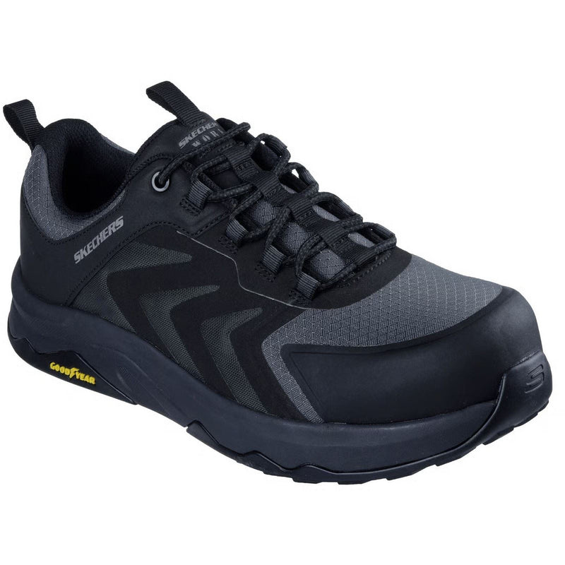 Skechers Workwear Speed-Flex Trekker Nylon Herren Schwarz Sicherheitsschuhe