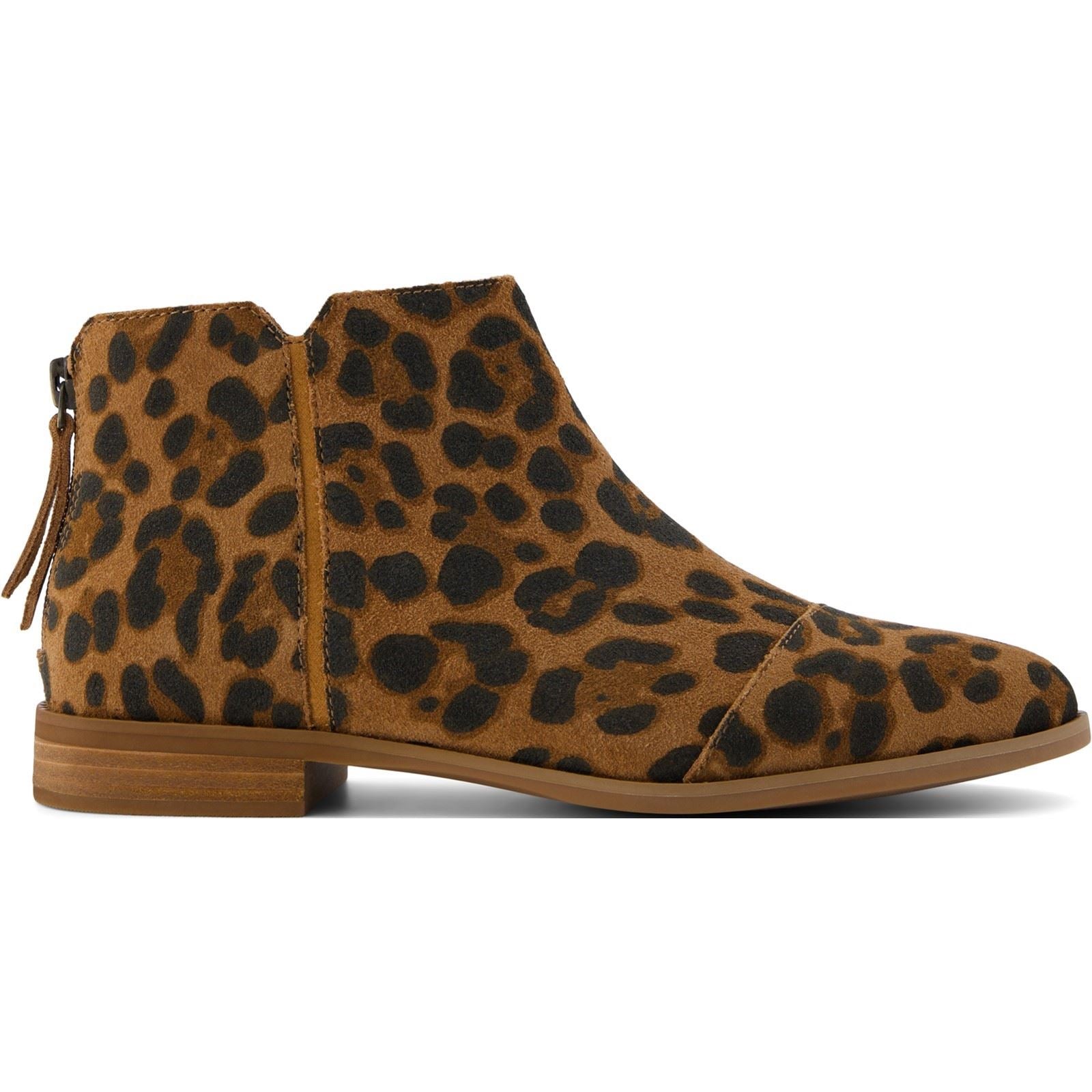 TOMS Rylie Wildleder Damen Leopard Stiefel
