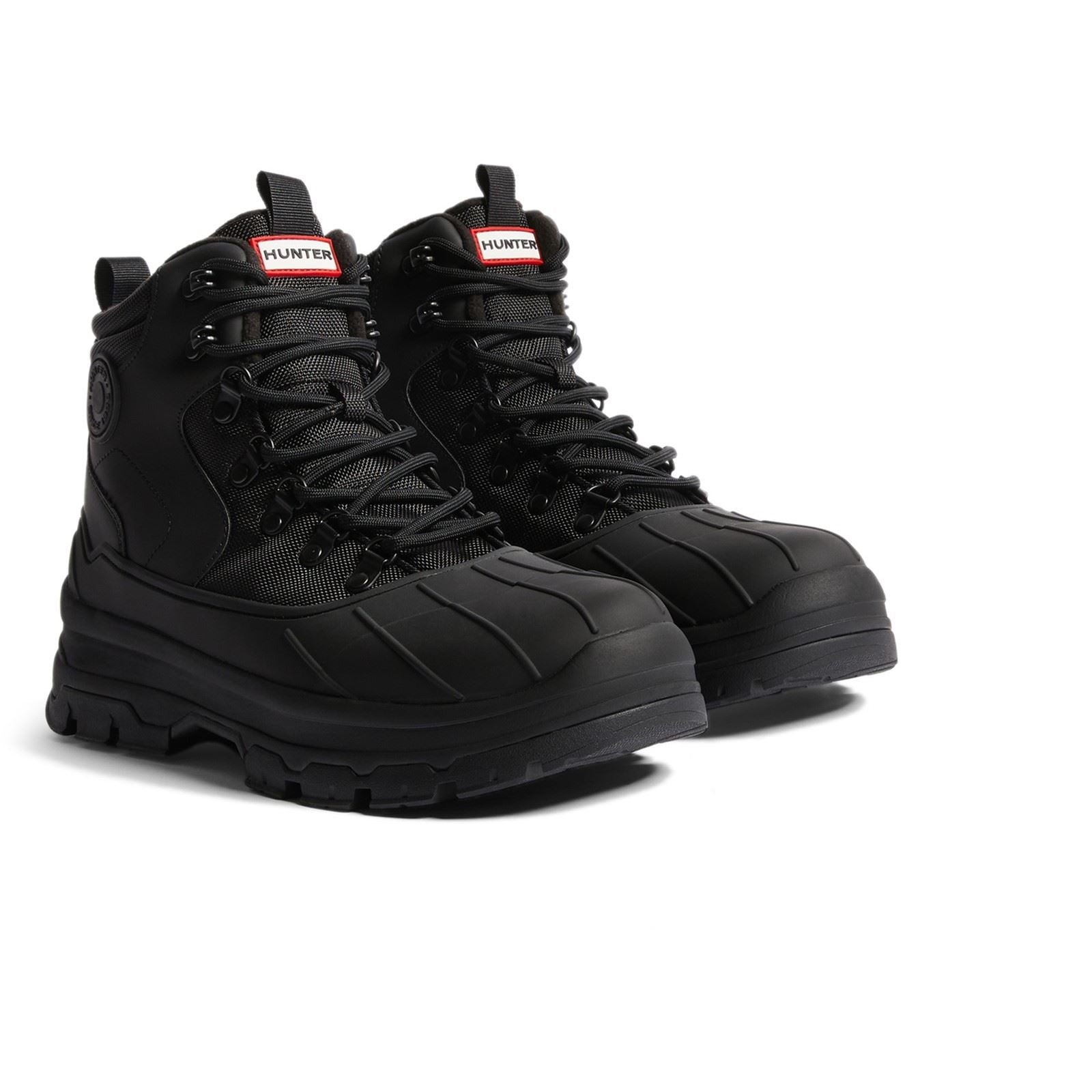 Hunter Explorer Duck Gummistiefel Für Herren In Schwarz