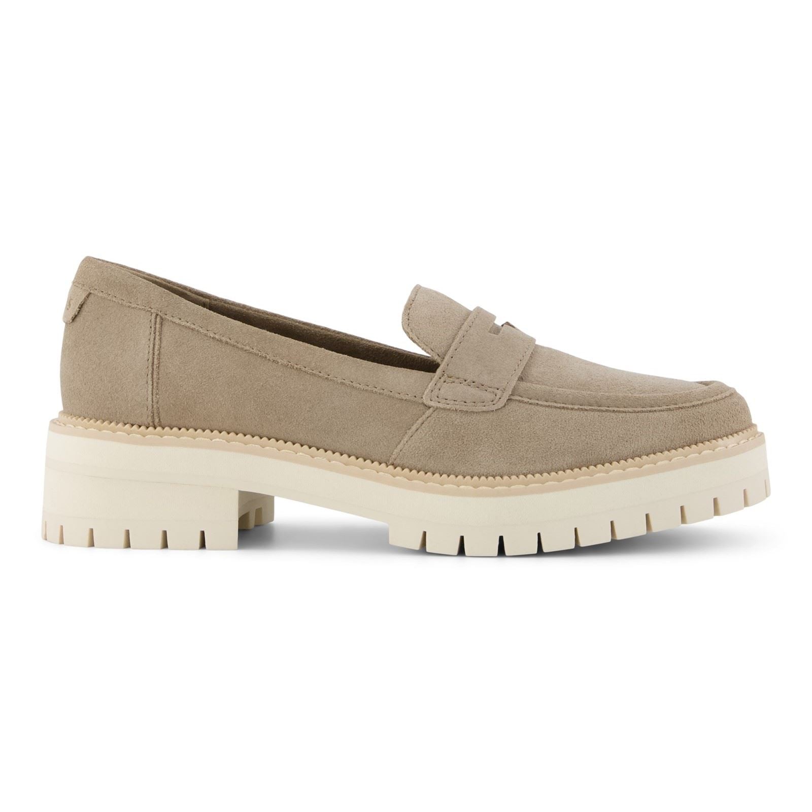TOMS Cara Leder Damen Dune Slipper