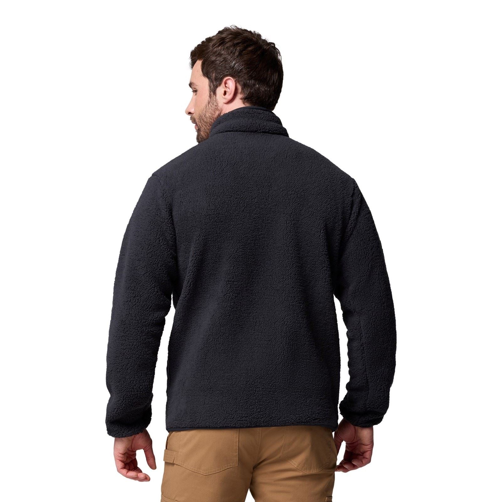 Columbia Rugged Ridge High Pile Full Zip Herren Schwarze Farbe Fleecejacke