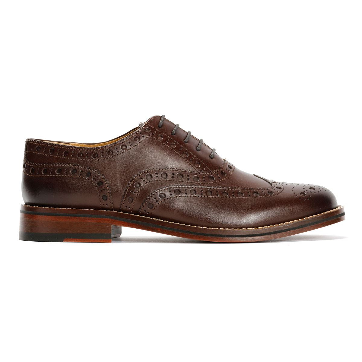 Chapman & Moore Oxford Brogue Herren Leder Braune Schnürschuhe