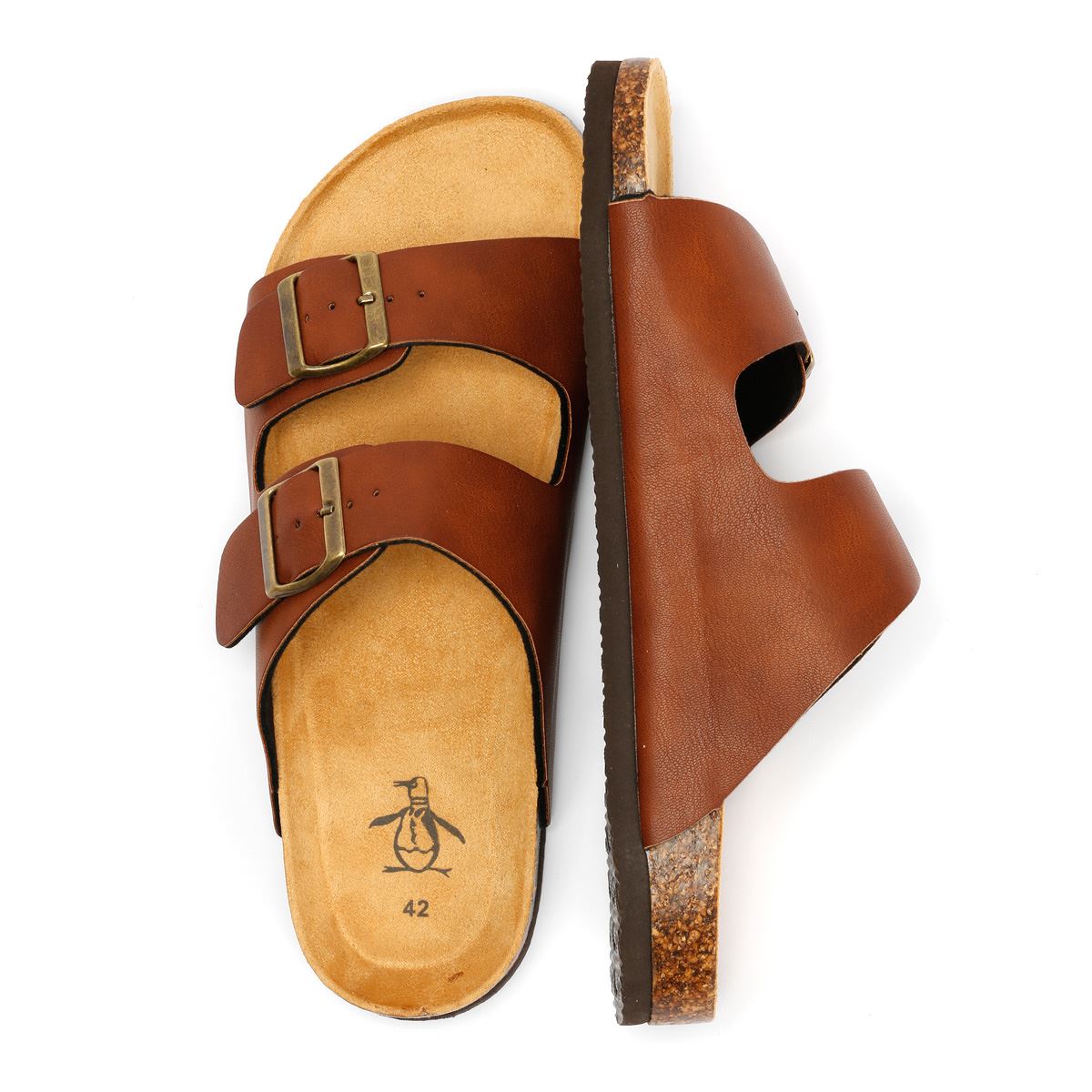 Penguin Port 2 Herren Braune Sandalen