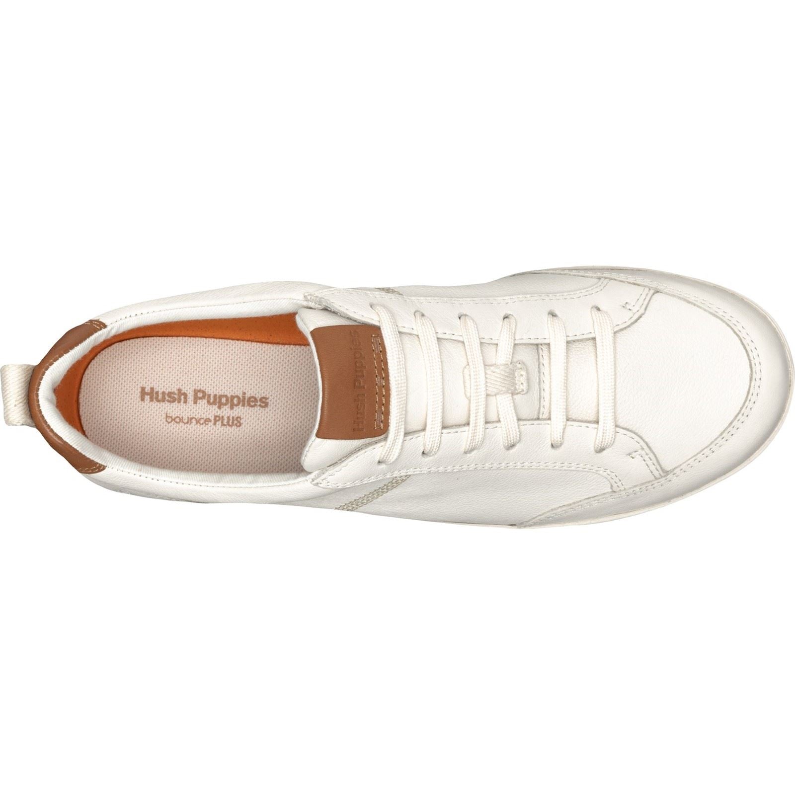 Hush Puppies The Good Low Top Weiße Ledersneaker Für Herren