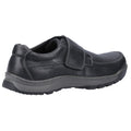 Hush Puppies Casper Leder Herren Schwarze Mokassins