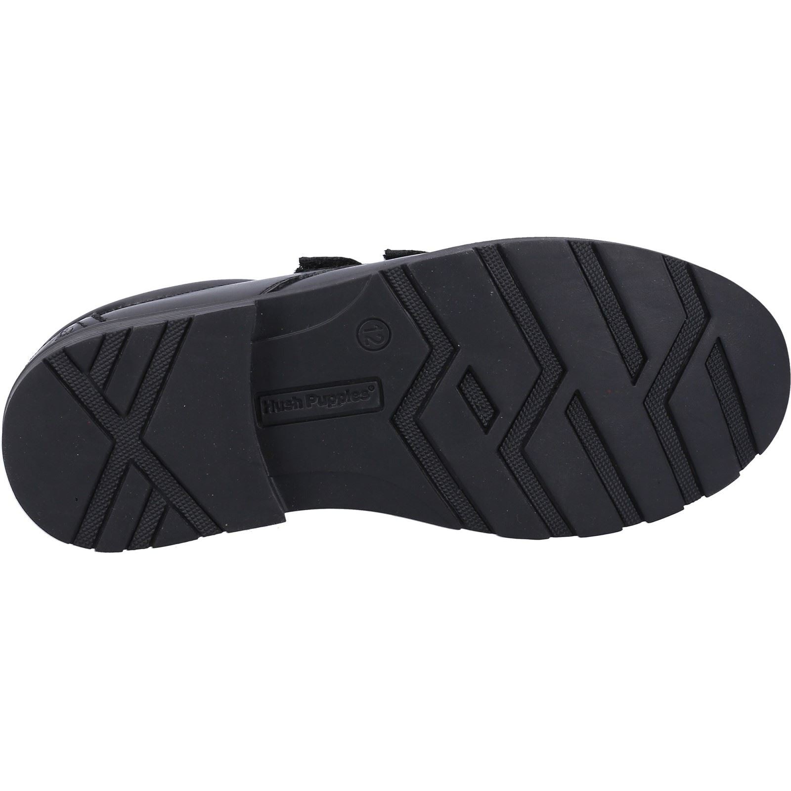 Hush Puppies Logan SNR Lederschuhe Für Jungen In Schwarz