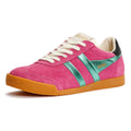 Gola Elan Glitz Damen Turnschuhe Aus Wildleder In Pink - EUR 36