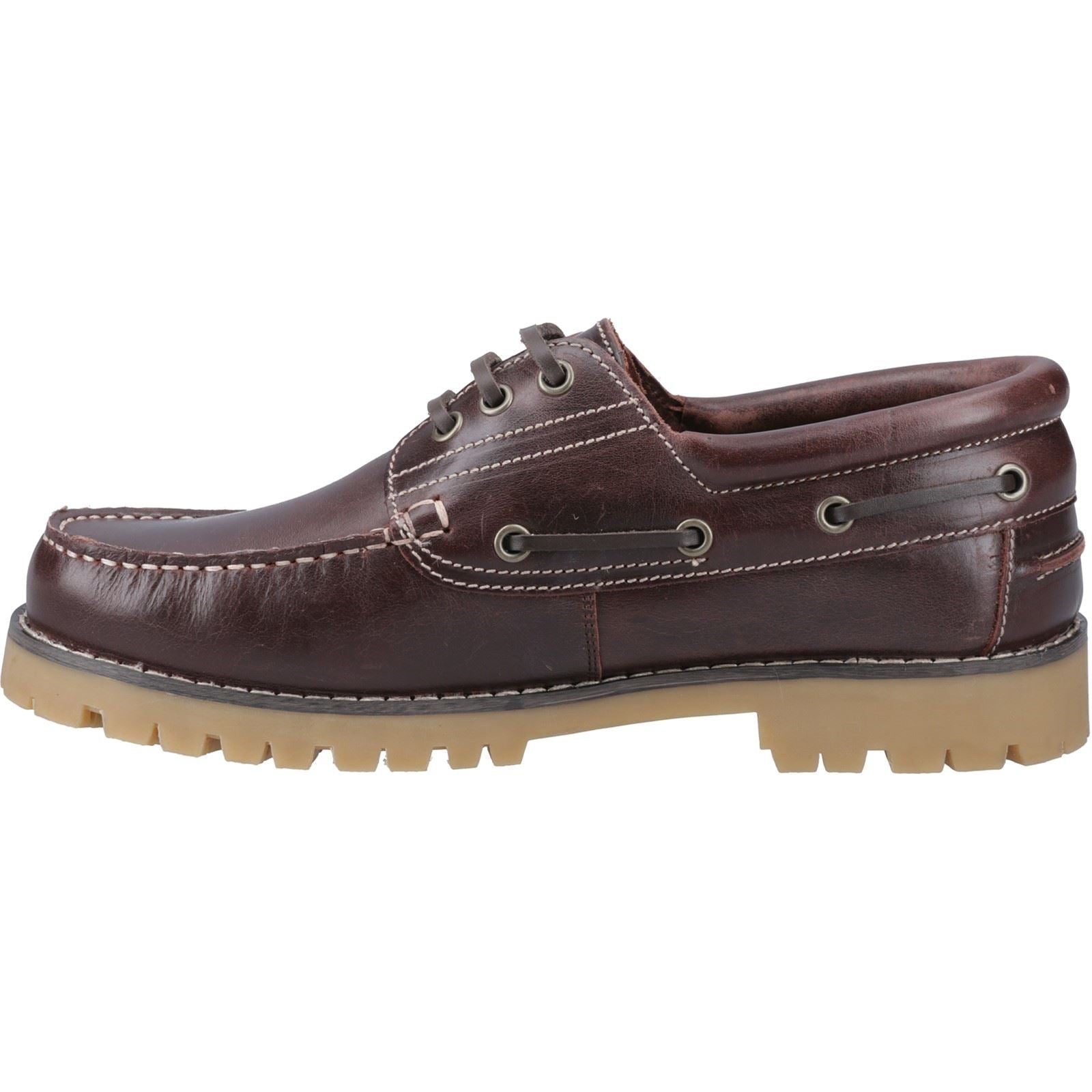 Cotswold Inglecote Herren Bootsschuhe Aus Braunem Leder
