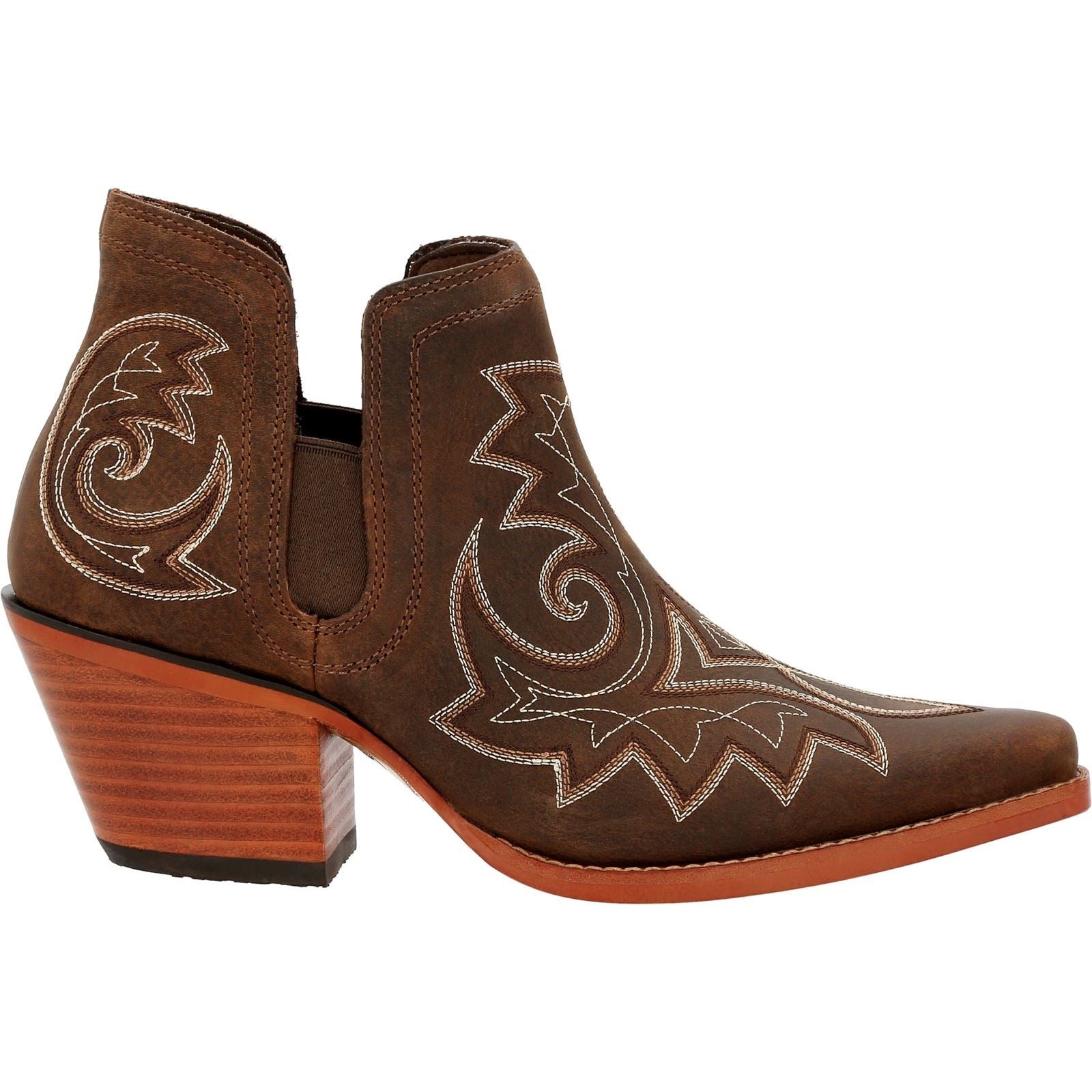 Durango Crush Leder Damen Kaffee Stiefel