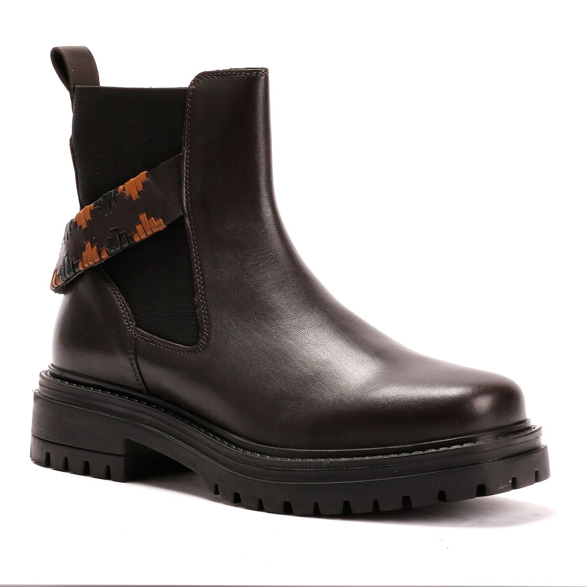 Osprey London The Guildford Chelsea Leder Damen Braune Stiefel