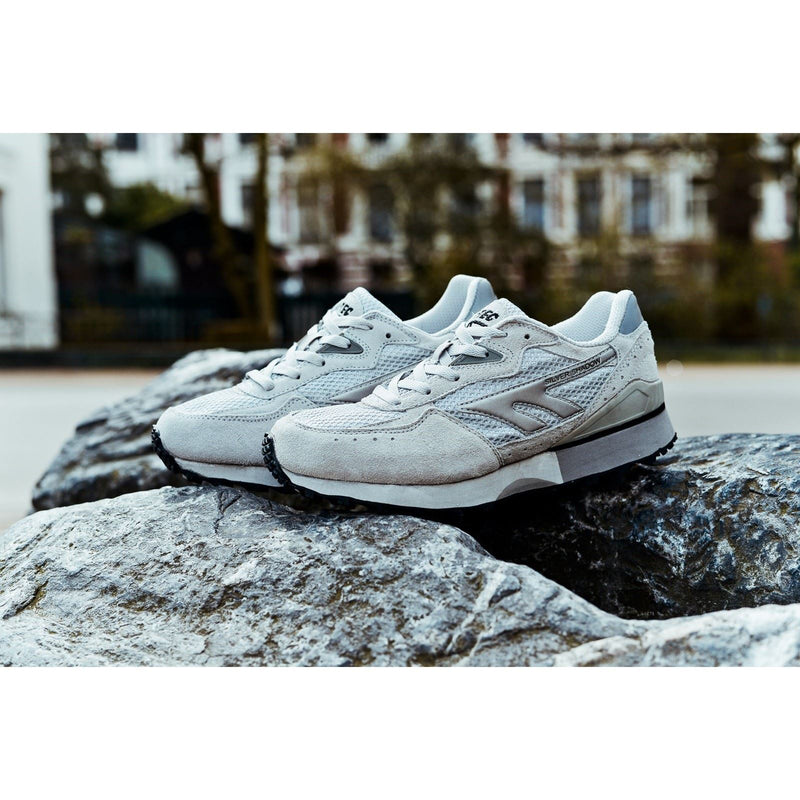Hi-Tec Silver Shadow OG Pu Wildleder Herren Silber/Grau/Grün Sneaker