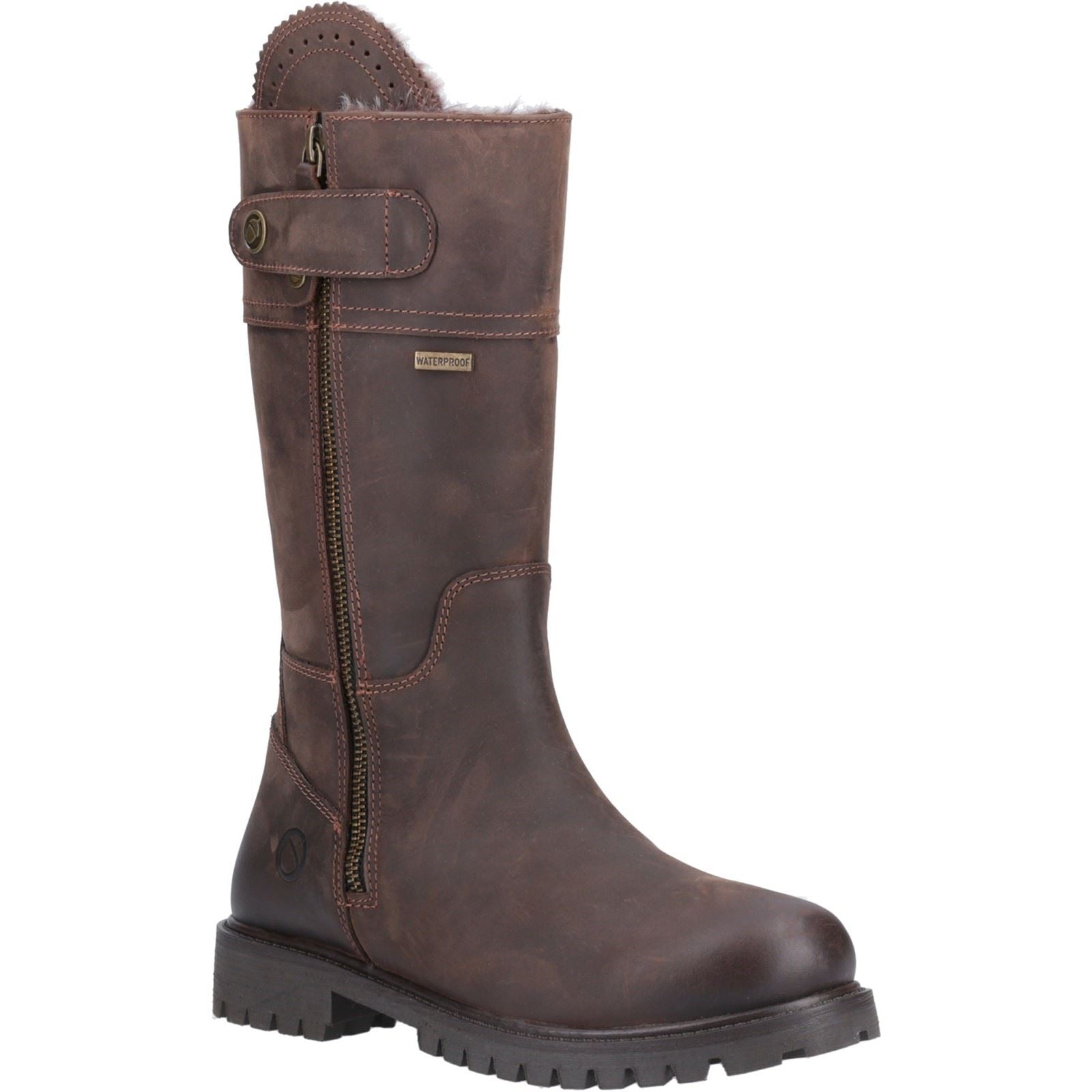 Cotswold Bushcombe Damenstiefel aus braunem Leder
